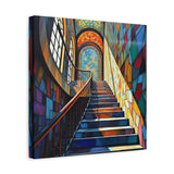 Stained Stairs 3 Matte Canvas