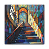 Stained Stairs 3 Matte Canvas