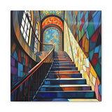 Stained Stairs 3 Matte Canvas