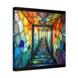 Stained Stairs 2 Matte Canvas