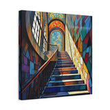 Stained Stairs 3 Matte Canvas