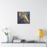 Stained Stairs 3 Matte Canvas