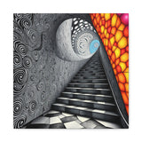 Stained Stairs 1 Matte Canvas