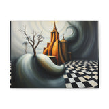 Shadows of The Temple Matte Canvas