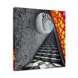 Stained Stairs 1 Matte Canvas