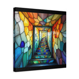 Stained Stairs 2 Matte Canvas