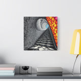 Stained Stairs 1 Matte Canvas