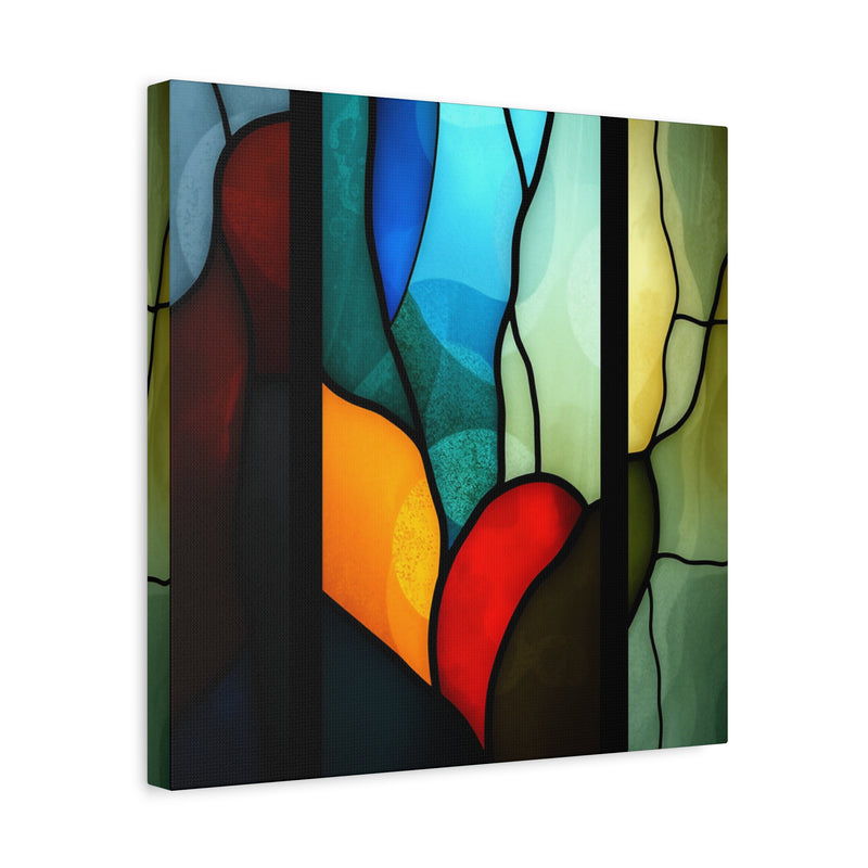 Stained Glass 4 Matte Canvas