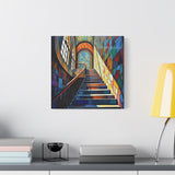 Stained Stairs 3 Matte Canvas