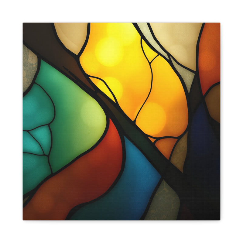 Stained Glass 1 Matte Canvas