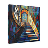 Stained Stairs 3 Matte Canvas