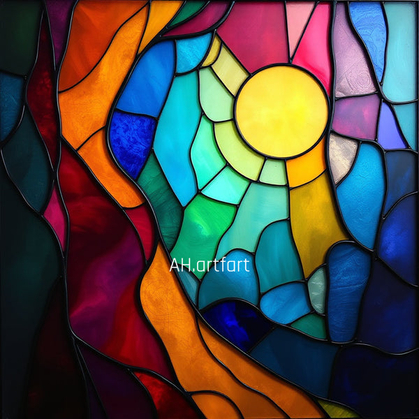 Stain Glass Print 12