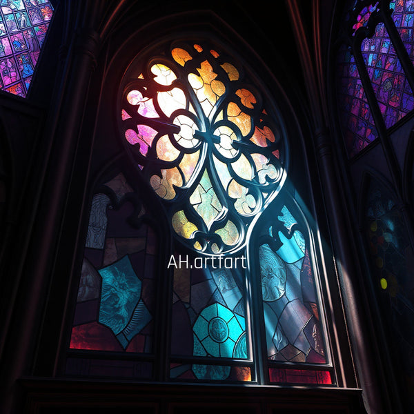 Stain Glass print 13