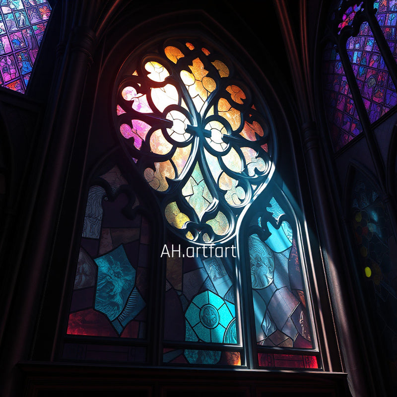 Stain Glass print 13