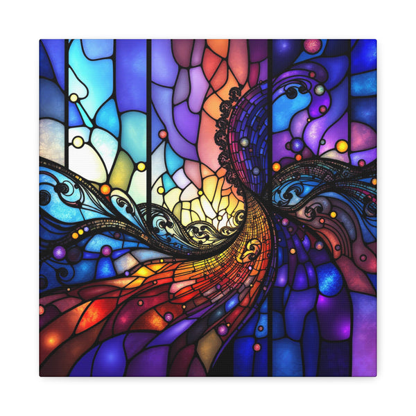 Stained Glass 9 Matte Canvas