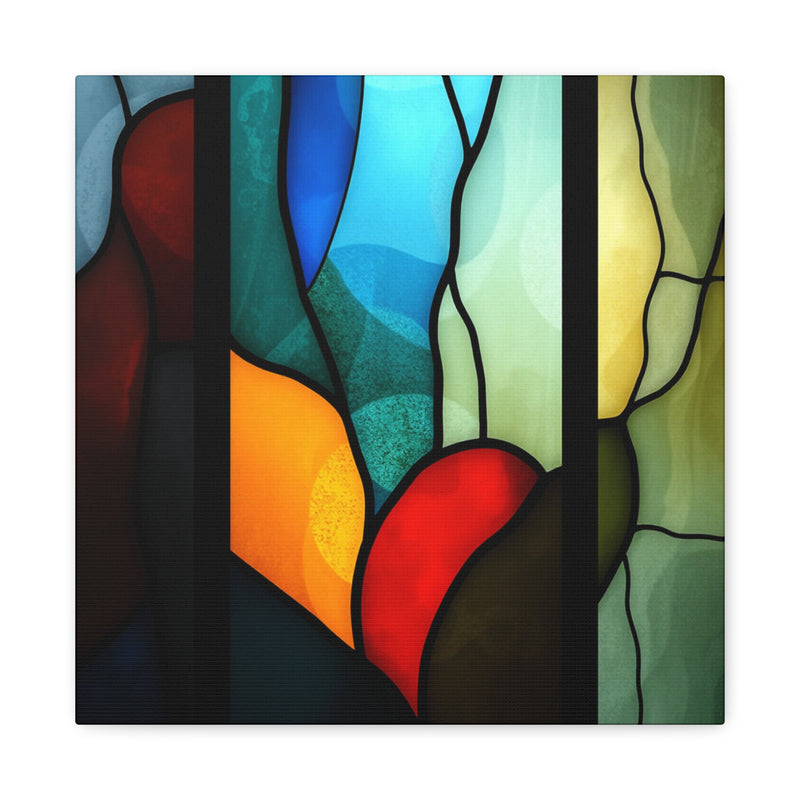 Stained Glass 4 Matte Canvas