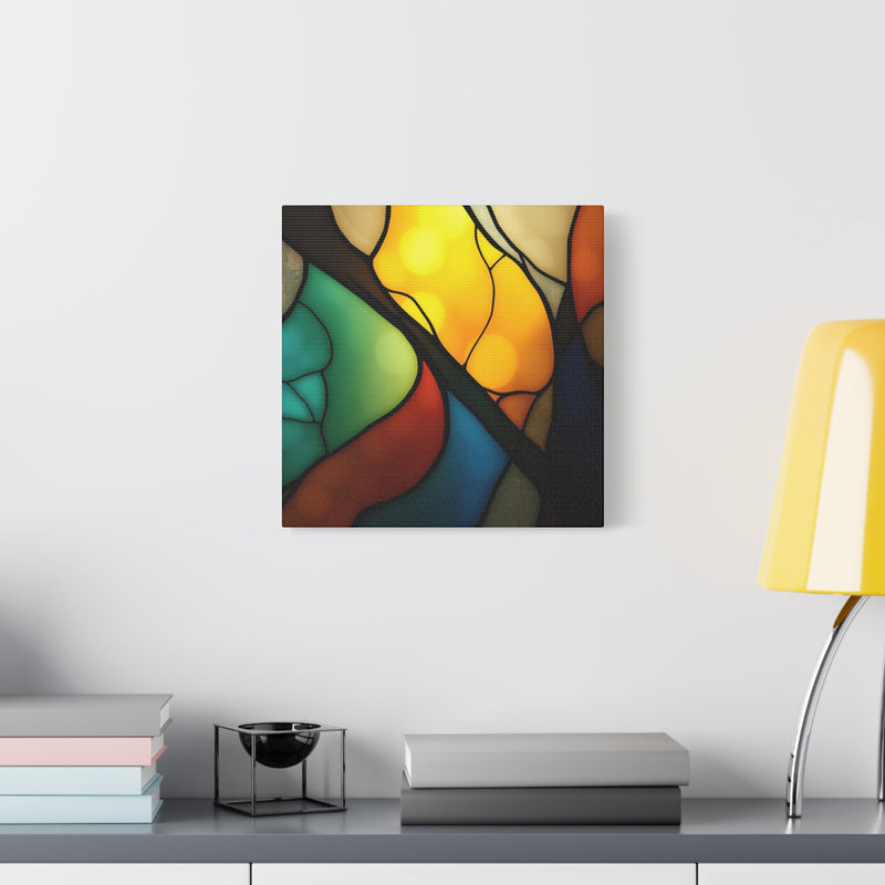 Stained Glass 1 Matte Canvas