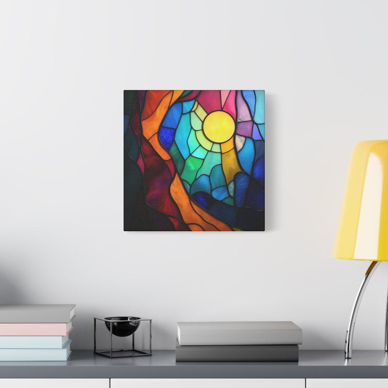 Stained Glass 12 Matte Canvas