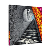 Stained Stairs 1 Matte Canvas